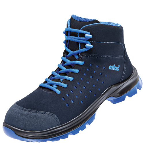 Atlas-Sicherheitsschuh, knöchelhoch, SL 82 blue, W12 2.0    ESD S1