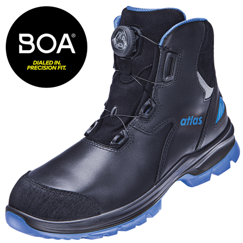 Atlas-Sicherheitsschuh, knöchelhoch, SL 9845 XP BOA blue 2.0      ESD S3